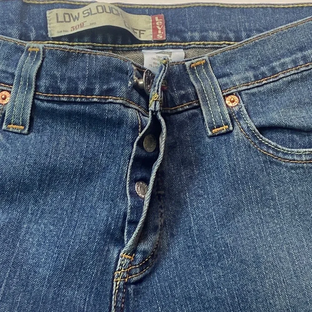Vintage Low Slouch Cuff Levi’s 509 Jeans Size 11